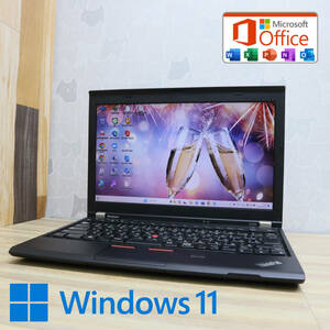 ★中古PC 高性能3世代i5！320GB★X230 Core i5-3320M Win11 MS Office 中古品 ノートPC★P68610