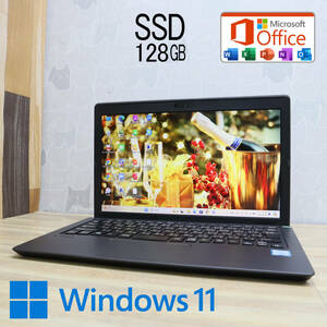 ★美品 高性能6世代i5！SSD128GB★VJS111D12N Core i5-6200U Webカメラ Win11 MS Office 中古品 ノートPC★P67207