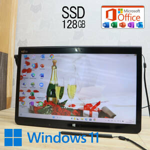 ★中古PC 高性能6世代i5！SSD128GB★Q736/P Core i5-6300U Webカメラ Win11 MS Office2019 Home&Business 中古品 ノートPC★P68057