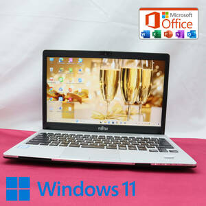 ★中古PC 高性能6世代i5！320GB★S936/M Core i5-6300U Webカメラ Win11 MS Office 中古品 ノートPC★P68649