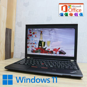 ★中古PC 高性能3世代i5！320GB★X230 Core i5-3320M Win11 MS Office 中古品 ノートPC★P68616