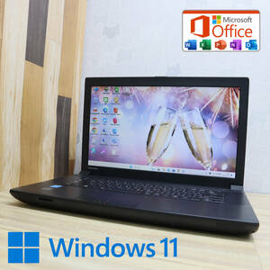 ★美品 高性能4世代i3！320GB★B554/L Core i3-4000M Win11 MS Office 中古品 ノートPC★P69037