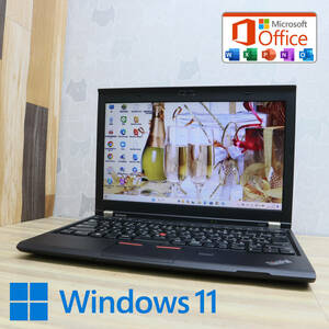 ★中古PC 高性能3世代i5！320GB★X230 Core i5-3320M Win11 MS Office 中古品 ノートPC★P68617