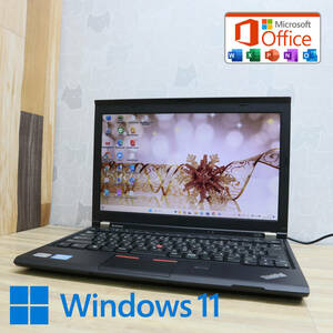 ★美品 高性能3世代i5！500GB★X230 Core i5-3320M Win11 MS Office 中古品 ノートPC★P68618