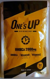 【新品】ONE’S UP　HMBCa 2000mg　HMBCa／Vitamin B／Vitamin C　90粒　賞味期限2024/11　2024010113_2