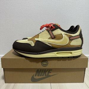 超美品 NIKE Travis Scott Air Max 1 CACT.US Brown トラヴィス スコット エアマックス 28.5