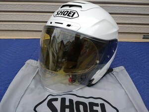 SHOEI/ショウエイ/J-FORCE4/Jフォース4/ルミナスホワイト/L/ジェットヘルメット/J-CRUISE/Jクルーズ/ARAI/アライ/OGK/KABUTO/made in japan