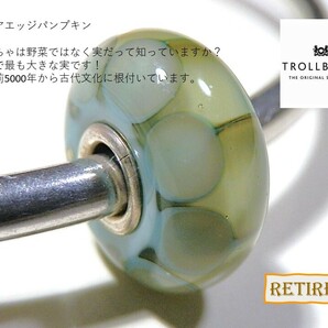 トロールビーズ★Trollbeads★アクアエッジパンプキン★刻印有★新品★リタイヤード★入手不可★の画像1