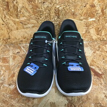 未使用 SKECHERS スケッチャーズ スリップインズ レディース スニーカー 24.0cm 150123 ブラック [jgg]_画像1