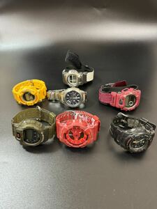 CASIO カシオ 腕時計 G-SHOCK 腕時計 計7本まとめ　中古現状品　動作未確認