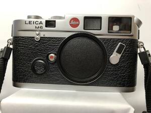 Uー４☆彡　Leica　ライカ　M6　レンジファインダーカメラボディのみ　シャッターのみ確認済