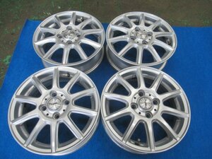 社外 14インチ アルミホイール 14X4.5J +45 PCD100 4H 4穴 中古