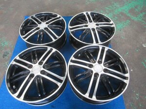 LEASING 15インチ アルミホイール 15X5J +45 PCD100 4H 4穴 中古