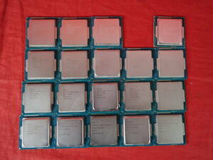 Intel　Core i3-4150T/4130/4150/4170 【BIOS確認済】 中古 CPU 合計19個セット 【10日間保証】