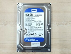 【送料無料】中古HDD 500GB 3.5インチ WD Western Digital WD5000AAKX 動作確認済 健康状態:正常 HDD 内臓HDD 送料無料 3.5インチ30