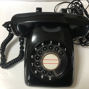 600号A2 回転ダイアル式電話機 整備済み中古 動作品（TMG製）昭和レトロの画像1