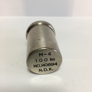 マーカー発振器用基準100kHz水晶発振子 NDK M-4 中古