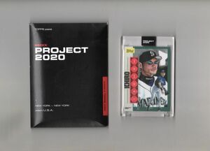 ●イチロー　カード　Vol.3365　2020TOPPS PROJECT 2020 BY JACOB ROCHESTER #183　限定　プロテクター封入　シアトル・マリナーズ