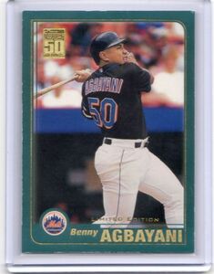 ●ベニー　カード　Vol.1　2001TOPPS LIMITED EDITION　ロッテ