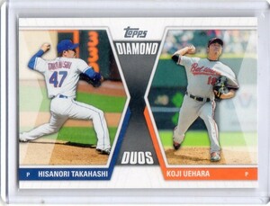 ●高橋尚成　カード　Vol.10　2011TOPPS DIAMOND DUOS #DD-TU　上原浩治　ニューヨーク・メッツ