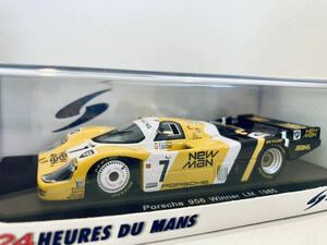 【送料無料】1/43 Spark Newman Porsche ポルシェ 956 #7 H.シュタック-P.バリラ-J.ウィンター Winner Le Mans 1985