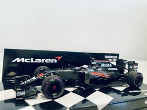 【送料無料】1/43 Minichamps McLaren マクラーレン ホンダ MP4-31 #14 F.アロンソ Monaco GP 2016