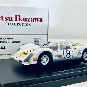 【送料無料】1/43 EBBRO Tetsu Ikuzawa ポルシェ 906 #8 生沢徹 Winner 日本グランプリ 1967 ドライバーフィギュア付の画像1