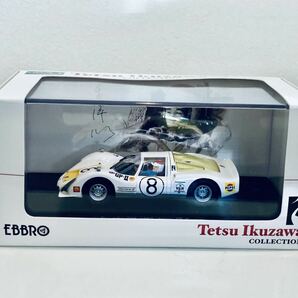 【送料無料】1/43 EBBRO Tetsu Ikuzawa ポルシェ 906 #8 生沢徹 Winner 日本グランプリ 1967 ドライバーフィギュア付の画像4