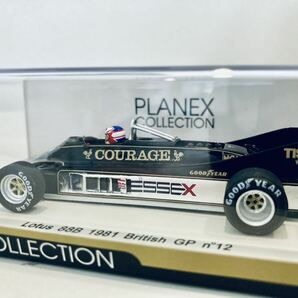 【送料無料】1/43 Planex特注 Spark Lotus ロータス 88B #12 N.マンセル British GP 1981の画像2