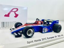 【送料無料】1/43 Reve (Spark) Spilit Honda スピリット ホンダ 201C #40 S.ヨハンソン European GP タバコ仕様_画像1