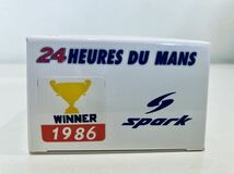 【送料無料】1/43 Spark Rothmans Porsche ポルシェ 962C #1 H.シュタック-D.ベル-A.ホルバート Winner Le Mans 1986タバコ仕様_画像7