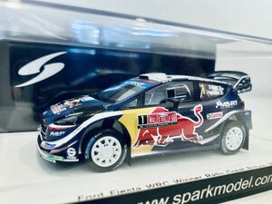 【送料無料】1/43 Spark Ford Fiesta フォード フィエスタ WRC #1 S.オジェ Winner Rally Great Britain 2018