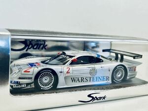 【送料無料】 1/43 Spark Mercedes Benz メルセデス ベンツ CLK LM K.ルドヴィック FIA GT 1998 Thanks Klaus and Good bye Mercedes AMG