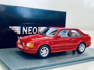 【送料無料】 1/43 NEO Ford Escort フォード エスコート RS ターボ マーク４ 1986 Red