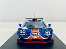 【送料無料】1/43 HPI MIRAGE MacLaren マクラーレン F1 GTR #33 Gulf Bellim-Weaver-J.J.Lehto Le Mans 1996_画像9