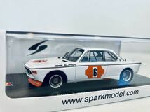 【送料無料】1/43 Spark BMW 3.0 CSL #6 N.ラウダ-B.ムーア Winner 4H Monza 1973_画像1