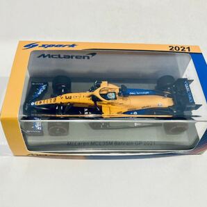 【送料無料】1/43 Spark McLaren マクラーレン MCL35M #3 D.リカルド Bahrain GP 2019 VUSE 電子タバコ仕様の画像3