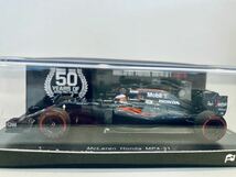 【送料無料】1/43 Mclaren 50 Years Spark マクラーレン ホンダ MP4-31 #14 F.アロンソ Monaco GP 2016_画像5