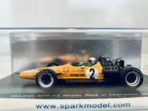 【送料無料】1/43 Spark Mclaren マクラーレン M7A #2 B.マクラーレン Winner Race of Champions 1968_画像5