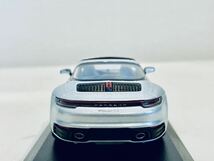 【送料無料】1/43 Minichamps Porsche ポルシェ 911 タルガ 4S (992) 2020 Silver_画像10