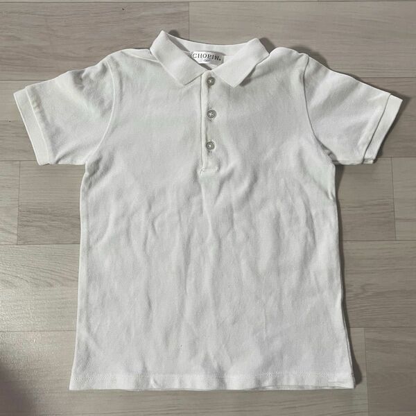 CHOPIN 白ポロシャツ　半袖　120