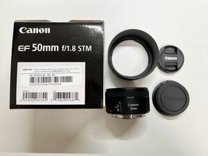 美品 防湿庫保管 キヤノン CANON EF 50mm F1.8 STM
