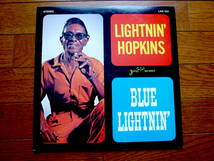 LP ライトニン・ホプキンス　ブルー・ライトニン　LIGHTNIN' HOPKINS_画像1