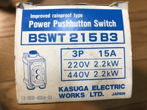 春日電機　BSWT 215B3 押釦スイッチ 未使用品　_画像1
