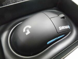 52 送60サ 0311$B06 Logitech G ゲーミングマウス GPRO HERO SHROUD EDITION ワイヤレス シュラウド 中古品