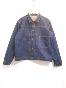 69 送80サ 0312$D23 JAPAN BLUE JEANS ジャパンブルージーンズ デニムジャケット 1st TYPE 大戦モデル 14.802 JBOT11013A サイズ40 中古品