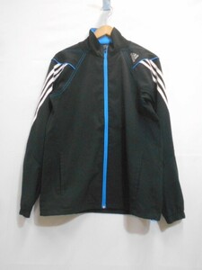 70 送60サ 0321$D12 adidas アディダス トラックジャケット フルジップ F94525 ブラック サイズS 中古品