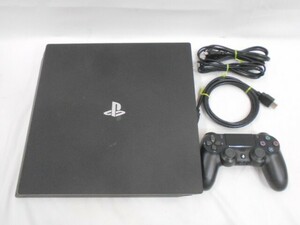 25 送100サ 0321$D15 PS4 Pro 1TB CUH-7200 ブラック Ver11.00 本体セット 中古品