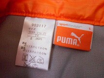 71 送60サ 0331$D15 PUMA GOLF プーマ ゴルフ キルティング 中綿パンツ 90311703 オレンジ サイズS 未使用_画像6