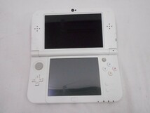 25 送60サ 0401$D14 new 3DSLL ホワイト 本体 Ver11.6.0-39J アダプタ 中古品_画像3